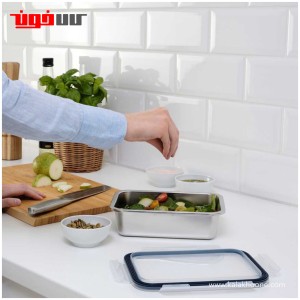 ظرف نگهدارنده غذا استیل ایکیا مدل +IKEA 365 حجم 1 لیتر