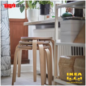 چهارپایه چوبی ایکیا مدل KYRRE