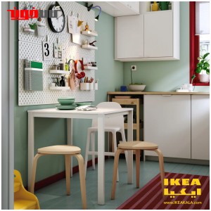 چهارپایه چوبی ایکیا مدل KYRRE
