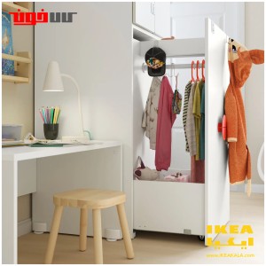 کمد لباس با واحد بیرون کش ایکیا مدل IKEA SMÅSTAD