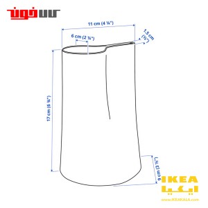گلدان و آبپاش ایکیا مدل CHILIFRUKT