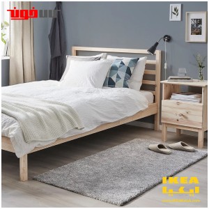 قالیچه خاکستری ایکیا مدل STOENSE