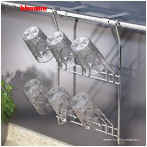 جا لیوان آویز استیل