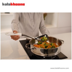ملاقه استیل و تفلون باریکو