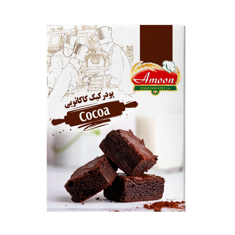 پودر کیک کاکائویی آمون
