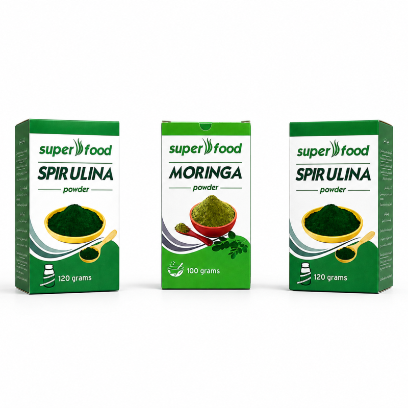 پودر مورینگا و اسپرولینا powder