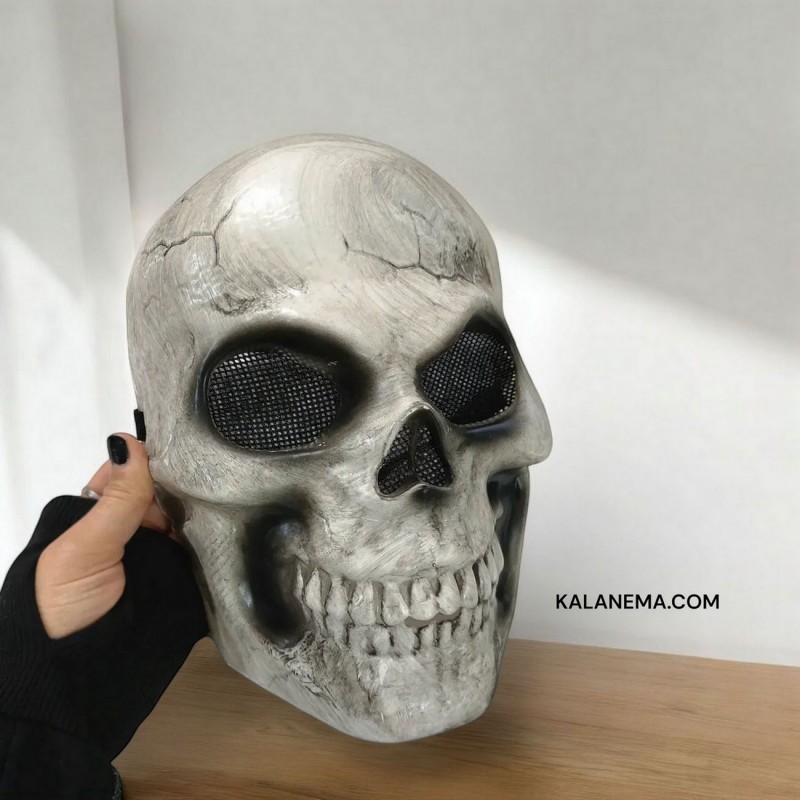 ماسک جمجمه اسکلتی با طراحی ترسناک و جذاب | ارسال رایگان