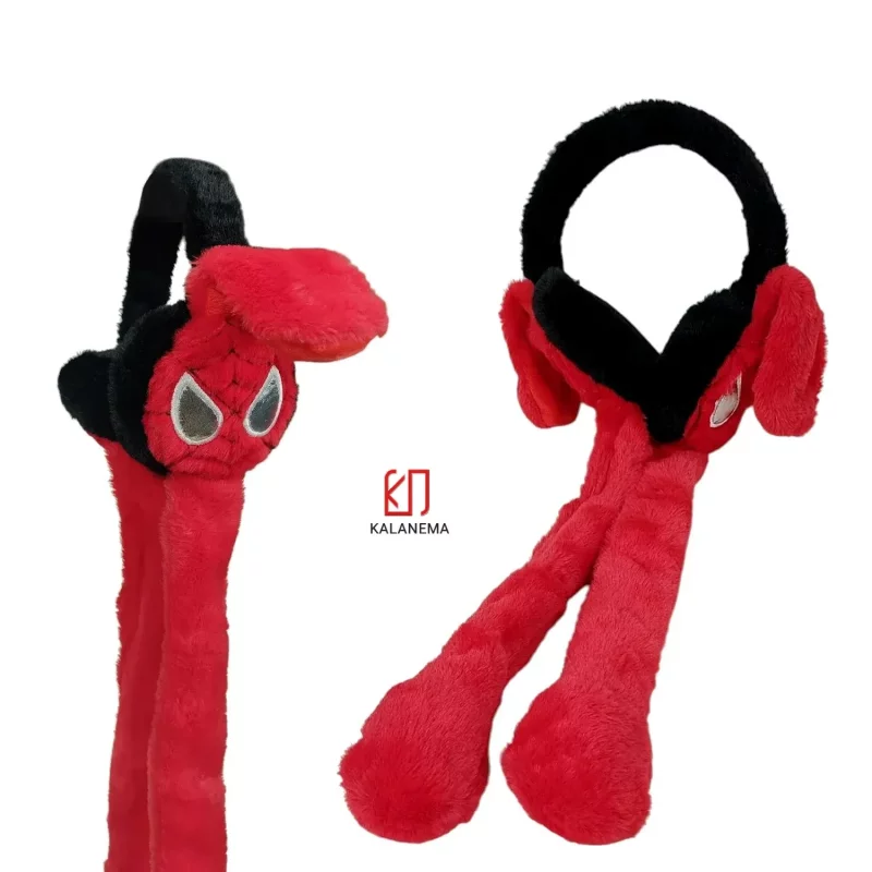 گوش گیر زمستانی پسرانه طرح اسپایدر من مدل پمپی