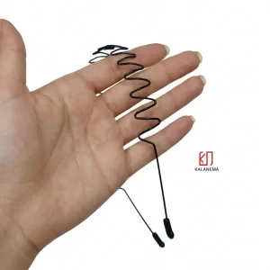 تل مو مردانه فلزی طرح زیگزاگی (با محافظ گوش)