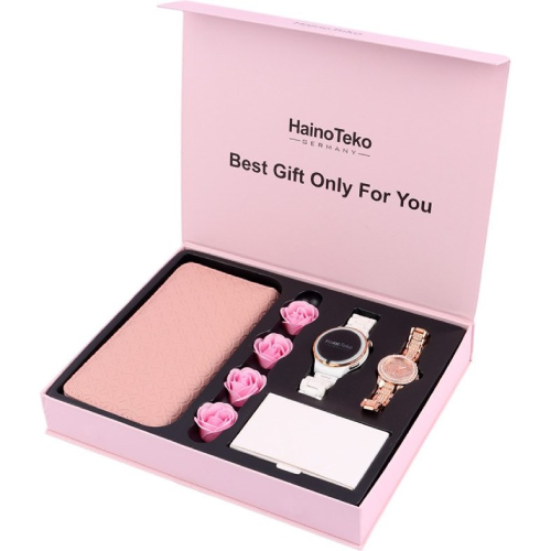 پکیج ساعت هوشمند و کیف پول هاینو تکو مدل GP-16