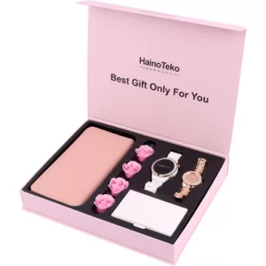 پکیج ساعت هوشمند و کیف پول هاینو تکو مدل GP-16