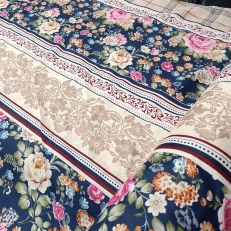 ملحفه و روانداز گلدار