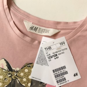 تیشرت دخترانه H&amp;M