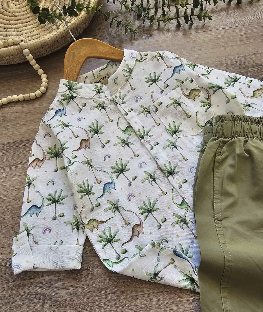 قیمت پیراهن آستین&zwnj;دار پسرانه