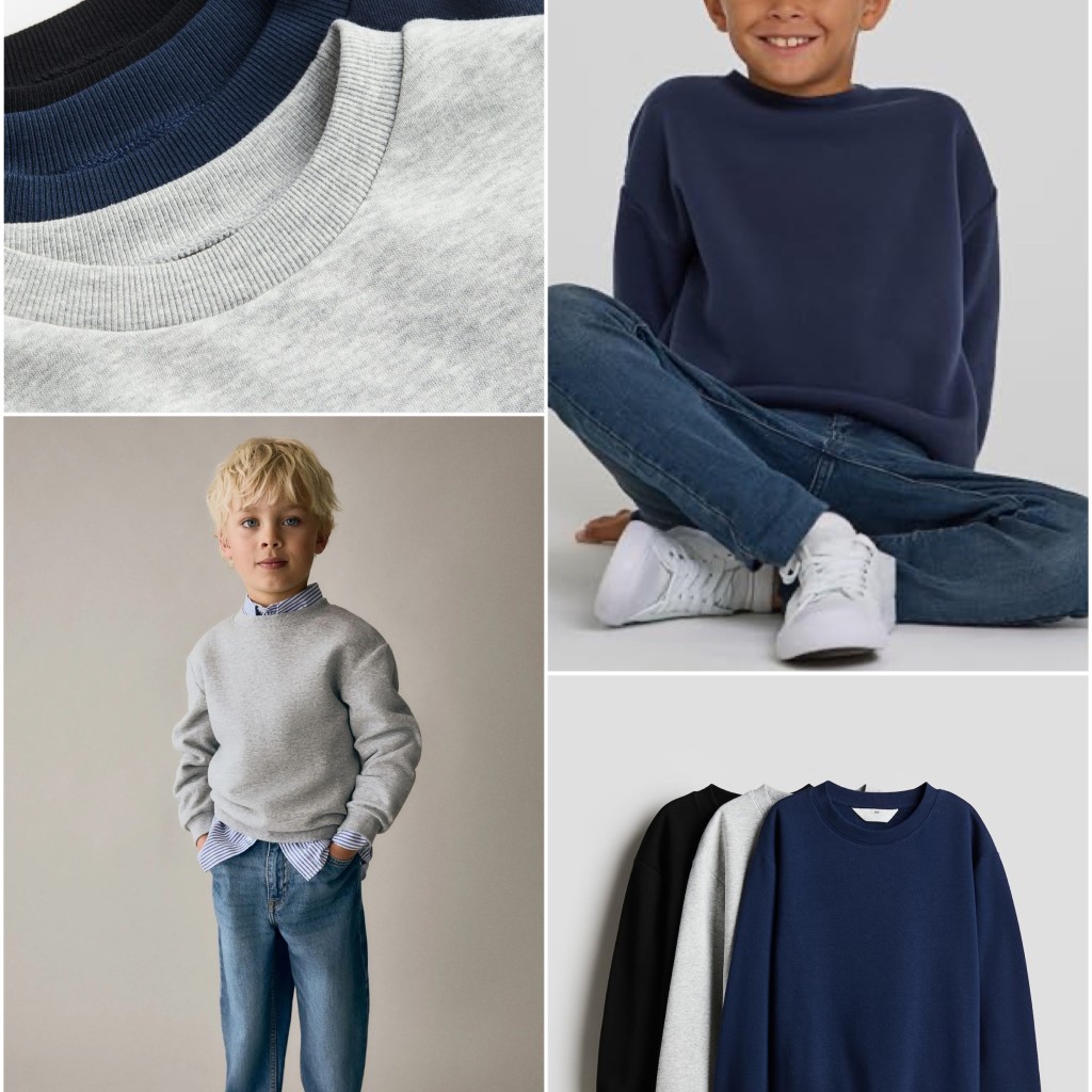 پلیور ساده توکرک پسرانه H&M