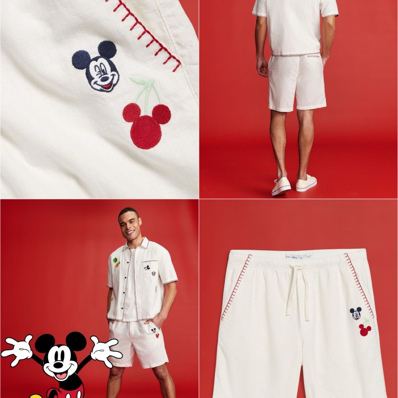 شلوارک لینن پسرانه Mickey Mouse