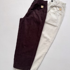 شلوار مخمل نیم‌بگ بچگانه ZARA
