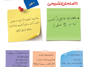 یازده امتحان  تشریحی جغرافیای ایران دهم