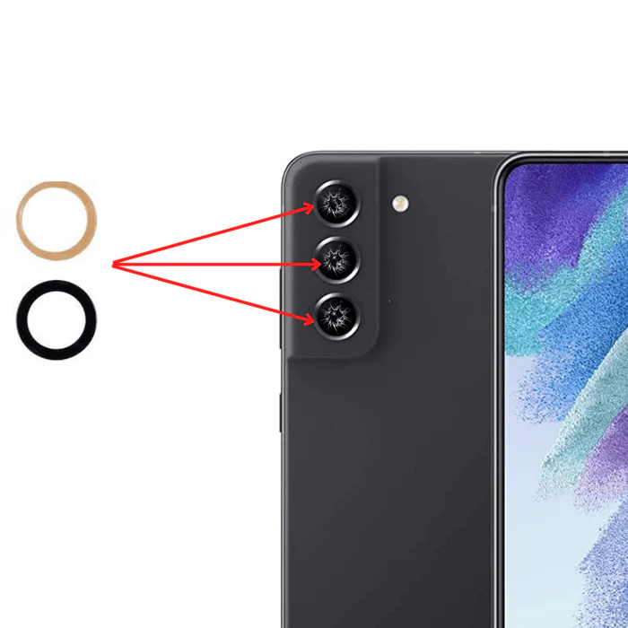 شیشه لنز سامسونگ S21 FE