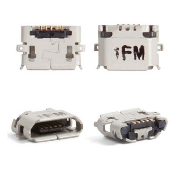 کانکتور شارژ  دو پایه خم