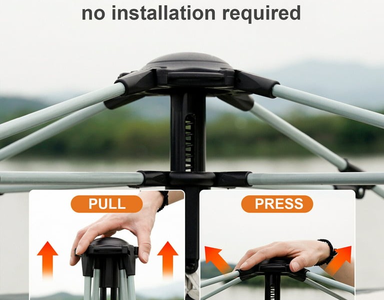 چادر  ۸ نفره اتوماتیک زرمات zermatt