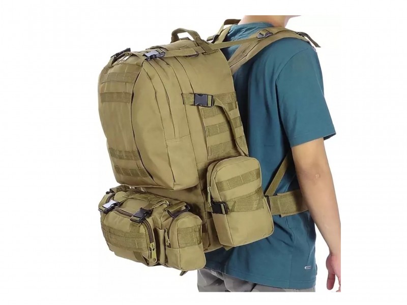 کوله پشتی تاکتیکال چهار تیکه