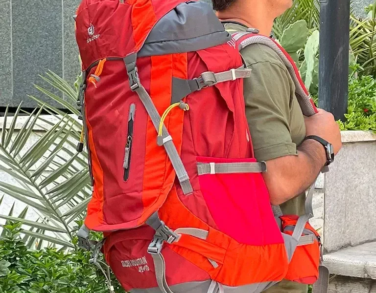 کوله پشتی طرح دیوتر ۱۰+۴۵ لیتری