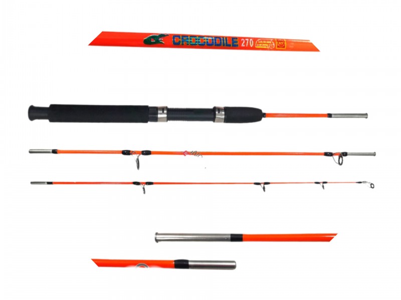 چوب ماهیگیری توپُر 3 تیکه کروکودیل CROCODIL 210cm