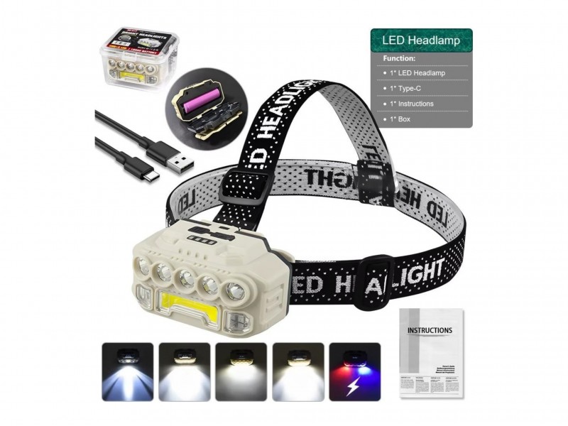 هدلایت کوهنوردی سنسوردار مدل H817