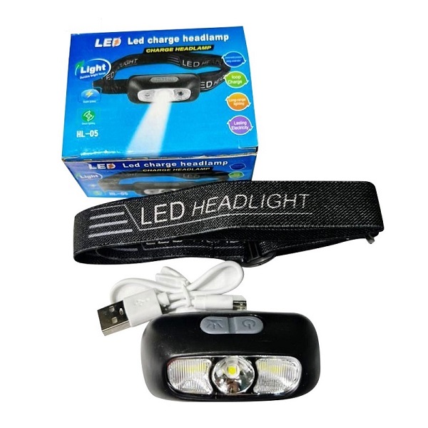 هدلایت چراغ پیشانی سنسوردار شارژی مدل HL05 نوع SMD