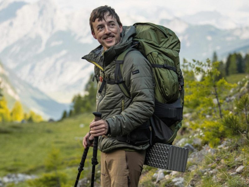 کاپشن الیاف مردانه کچوا DECATHLON FORCLAZ