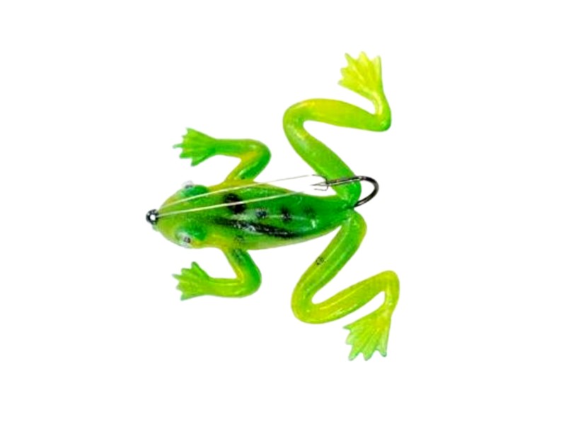 طعمه ماهیگیری قورباغه ژله ای ضد خزه تک قلاب