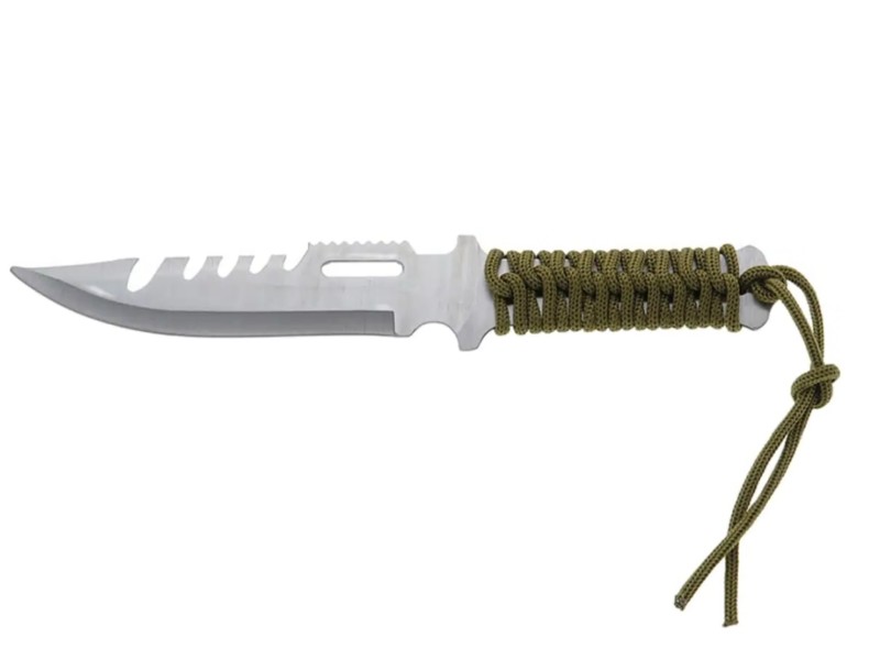 چاقو تاکتیکال پرتابی با دسته پاراکود