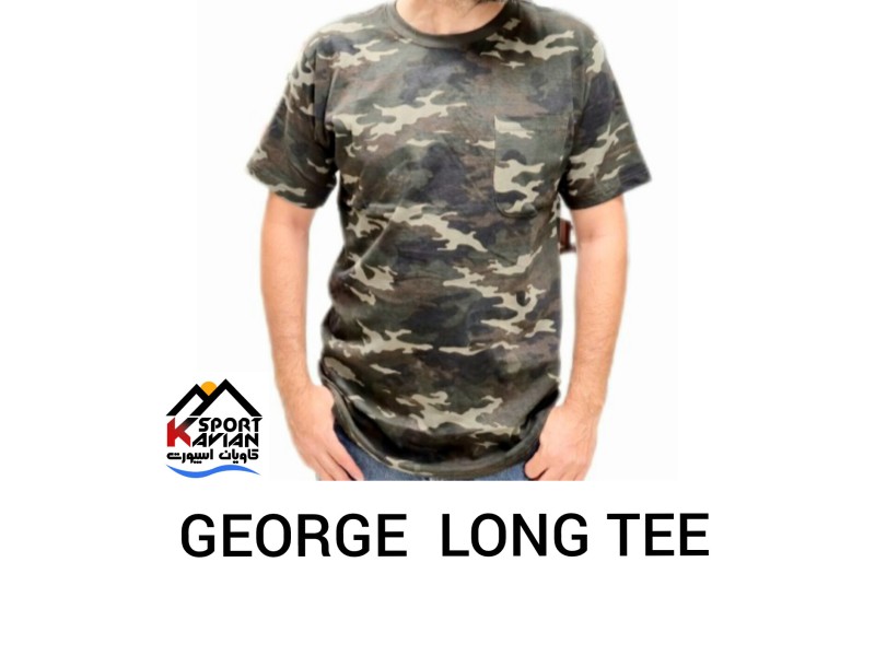 تیشرت آستین چریکی مارک جورجی GEORGE