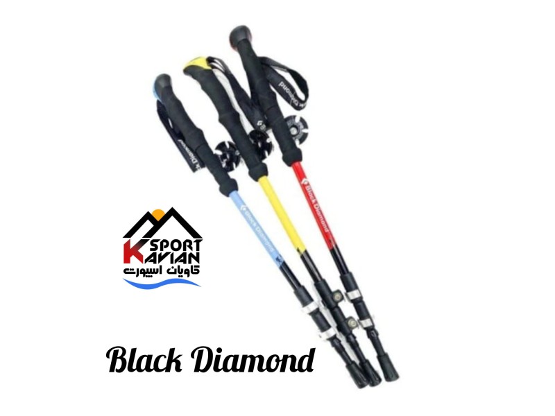 عصای کوهنوردی بلک دیاموند (کلیپس فلزی) Black Diamond