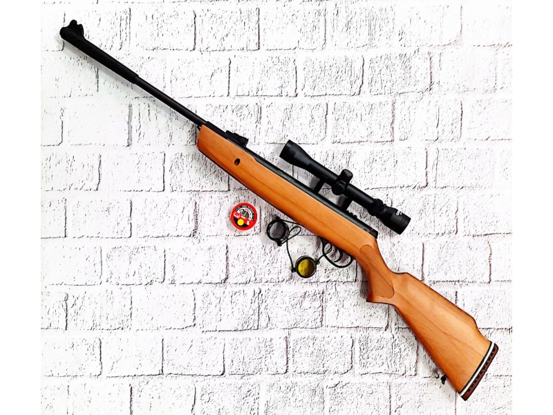 تفنگ بادی هاتسان ۱۱۰۰چوب ورتکس دوربین دار