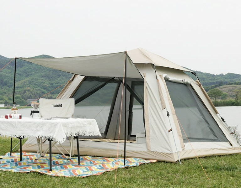 چادر ۴ نفره اتومات چهار ضلعی zermatt