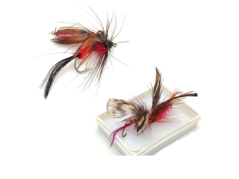 طعمه ماهیگیری پشه بسته 2 عددی