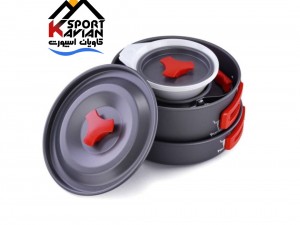 ست ظروف کمپینگ ۳ تکه کله گاوی مدل  PEKYNEW SPICE2