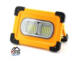 چراغ پرژکتوری شارژی 50 وات خورشیدی MW21