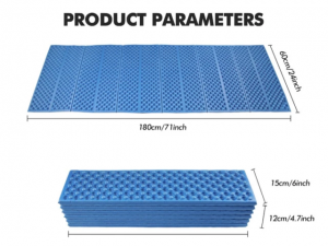 زیرانداز کیسه خواب  آکاردئونی ضخامت 10 میلی متر
