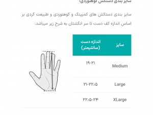 دستکش کوهنوردی وینداستاپر TREYANCRI مدل DB03