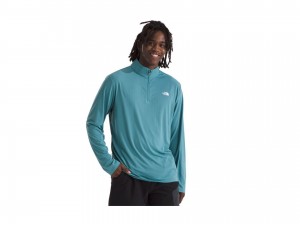 تیشرت کوهنوردی نیم زیپ طرح نورث فیس