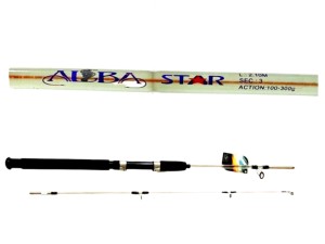 چوب ماهیگیری  دوتکه آلبااستار ALBASTAR 165cm
