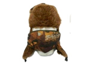 کلاه رو گوشی خزدار طرح روس برگی