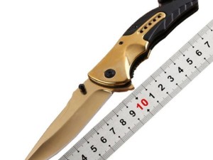 چاقو سفری بوکر طلایی F90