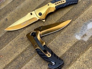 چاقو سفری بوکر طلایی F90