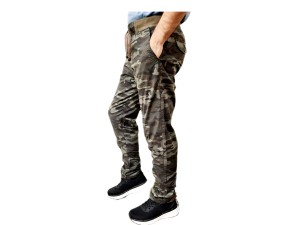 شلوار ۴ جیب کتان طرح چریکی ZARA