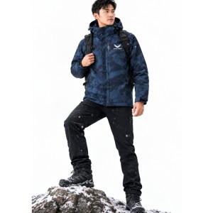 کاپشن دوپوش کوهنوردی طرح اسنوهاک Snowhawk