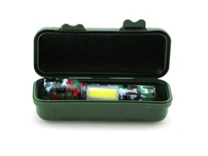 چراغ قوه جیبی ارتشی بغل COB